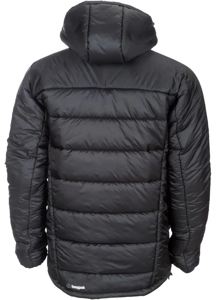 Черная демисезонная куртка glacier 9 black Snugpak