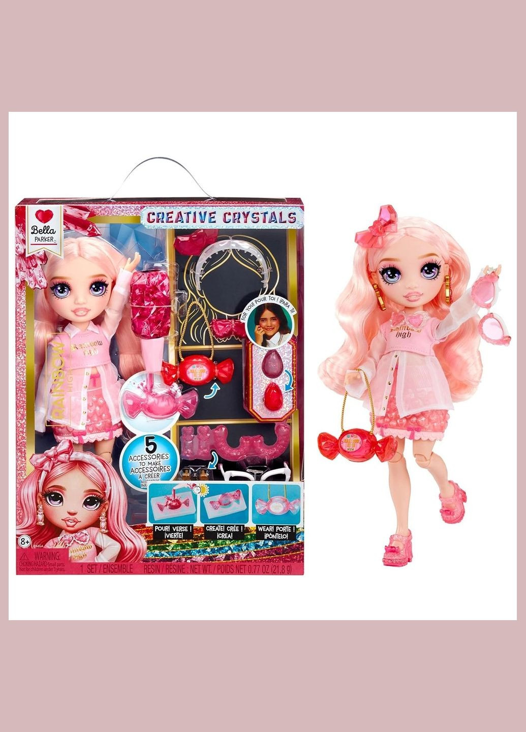 Лялька Creative Crystals Белла (121367) Rainbow High (326806145)