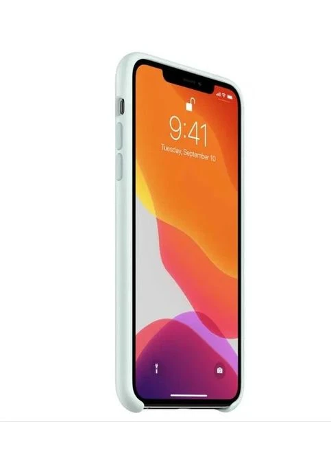 Чохол iPhone 11 Pro Max Silicone Case Блакитний No Brand (395423295)