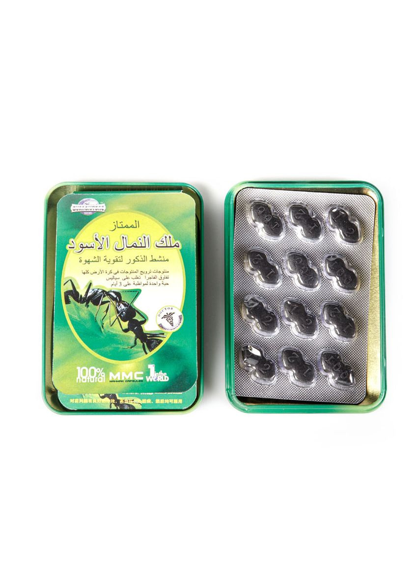 Таблетки для потенції Чорний мураха Ant King (ціна за упаковку, 12 таблеток) Loveshop (304426789)