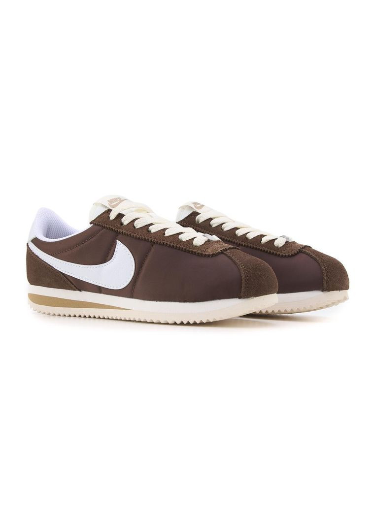 КРОССОВКИ ЖЕНСКИЕ NIKE CORTEZ BROWN НАЙК КОРТЕЗ No Brand комбинированные демисезоны (367174912)