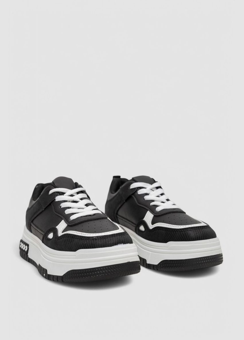 Кросівки жіночі демісезонні, колір чорний, Fashion чорні (318445760)