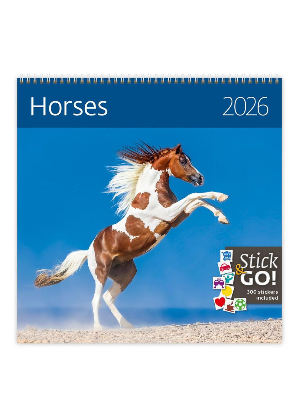 Календарь HELMA 2026 30 х 30 см Horses Helma 365 (361855116)