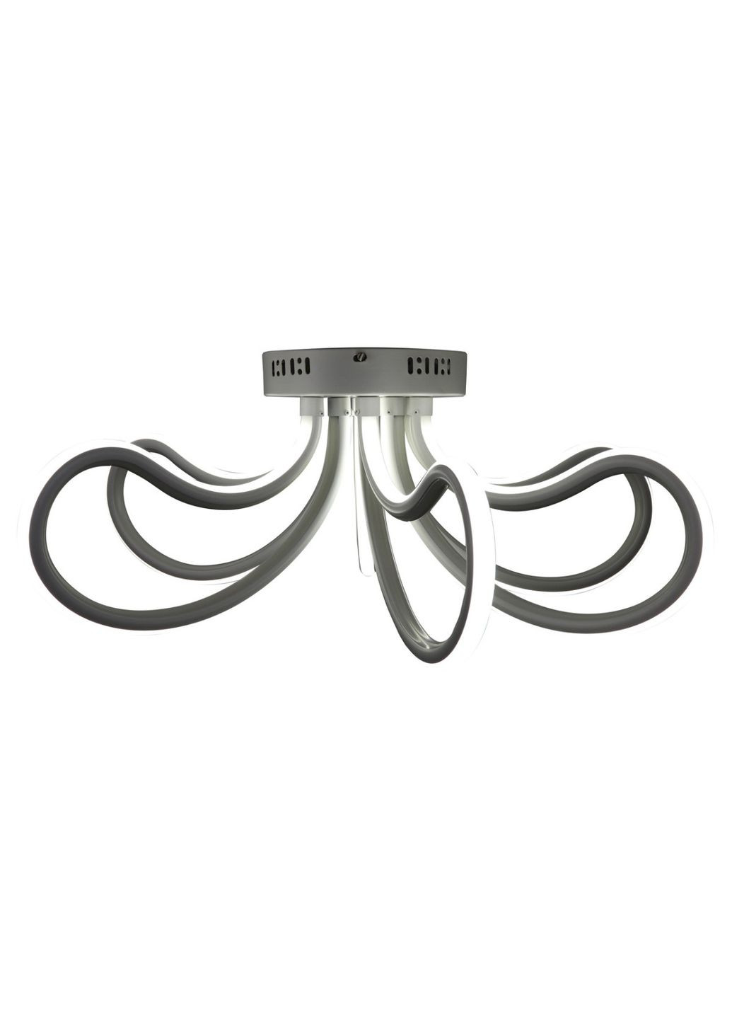 Люстра светодиодная потолочная LED светильник для квартиры на потолок лэд с пультом 25583 Белый 26х71х71 см. Sunnysky (364763052)