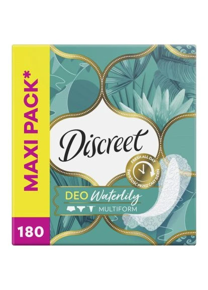 Щоденні прокладки Deo Waterlily 180 шт. (8700216859226) Discreet Deo Waterlily 180 шт. (397089347)