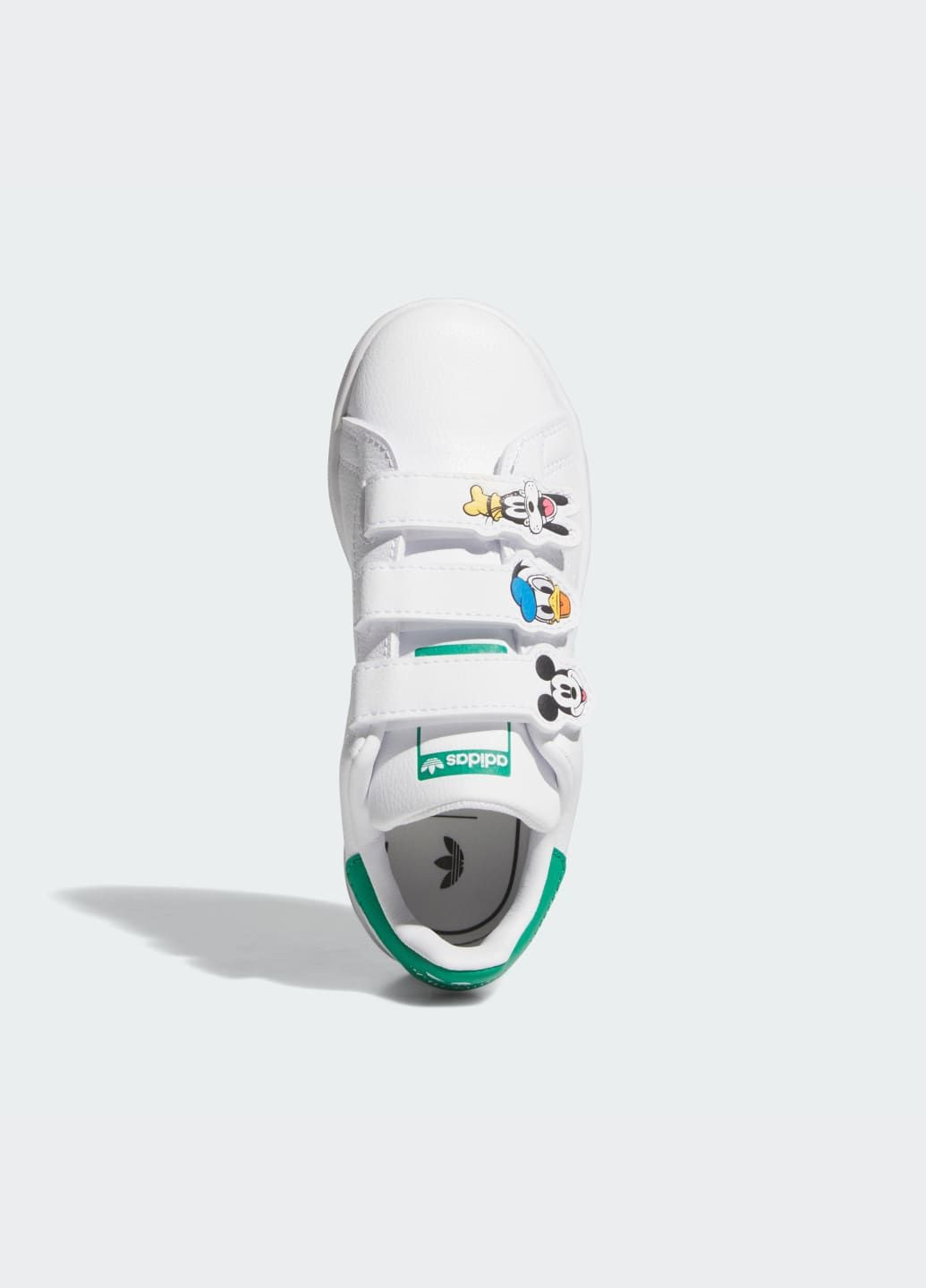 Білі всесезонні кросівки disney stan smith comfort closure kids adidas