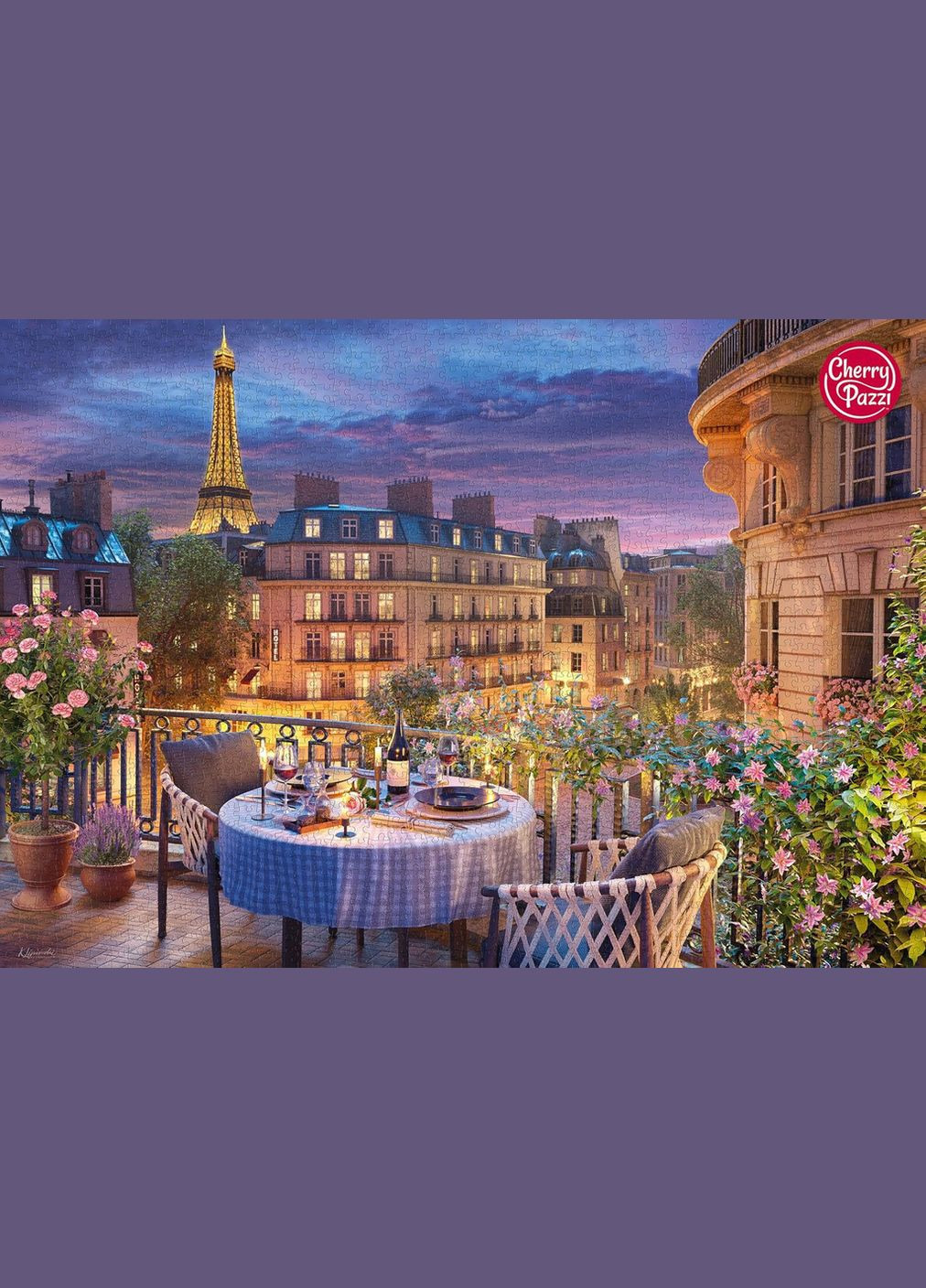 Пазл Париж для двох 2000 елементів CherryPazzi Cherry Pazzi (322147931)