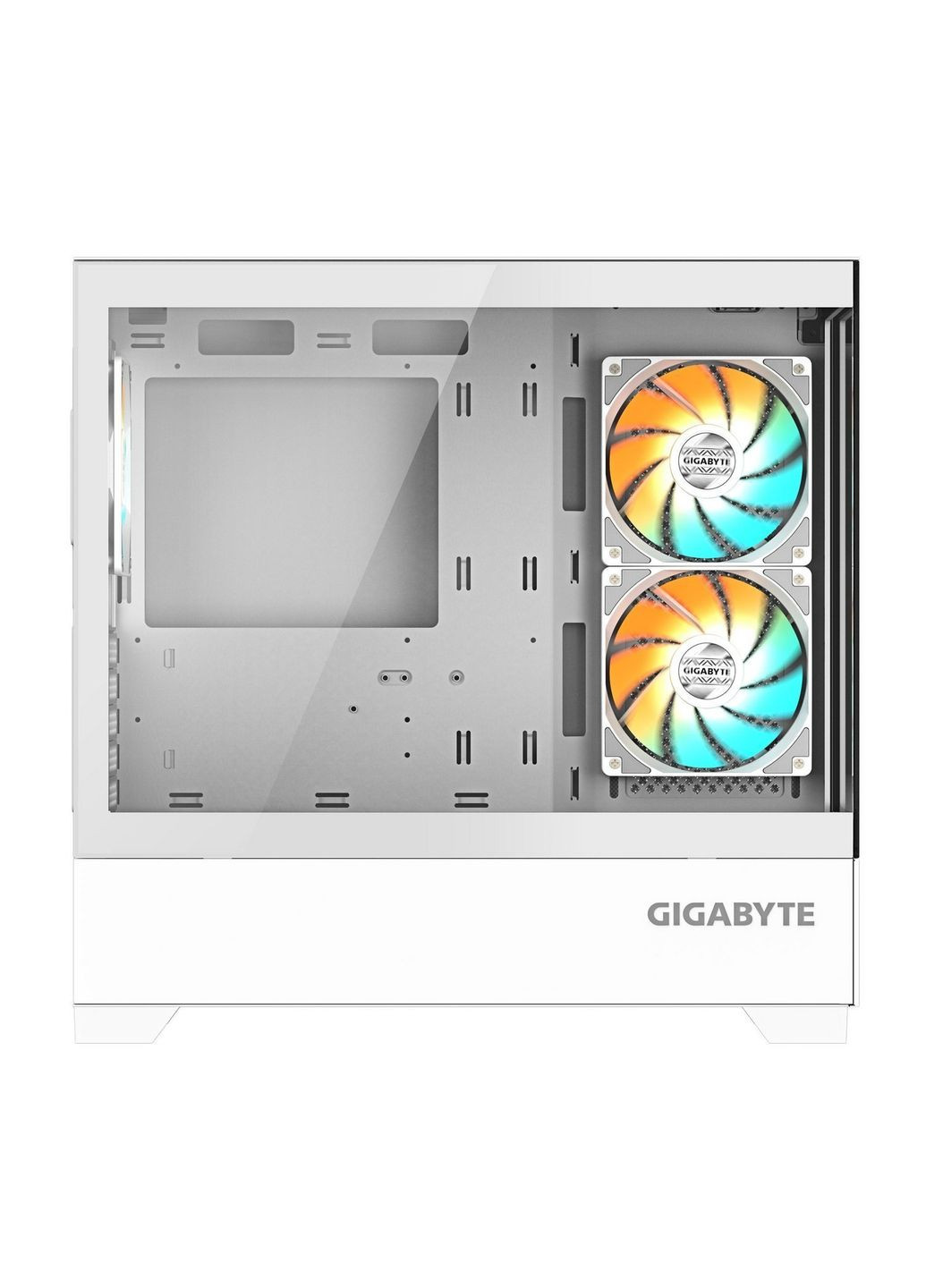 Корпус C201 Panoramic Tempered Glass Ice без БЖ (GB-C201PI) Gigabyte (347586412)