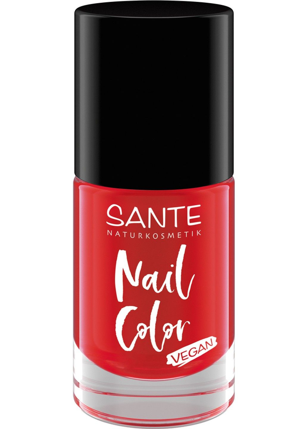 Sante VEGAN-Лак для ногтей Nail Color 06 Flame On/Classic Red 8 мл — Крем, (349810508)