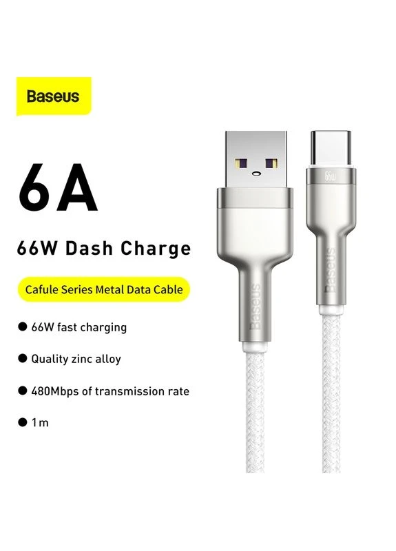 Кабель USB to Type-C 66W 1m (CAKF000102) Baseus Cafule Series Metal Data Cable (400503472)