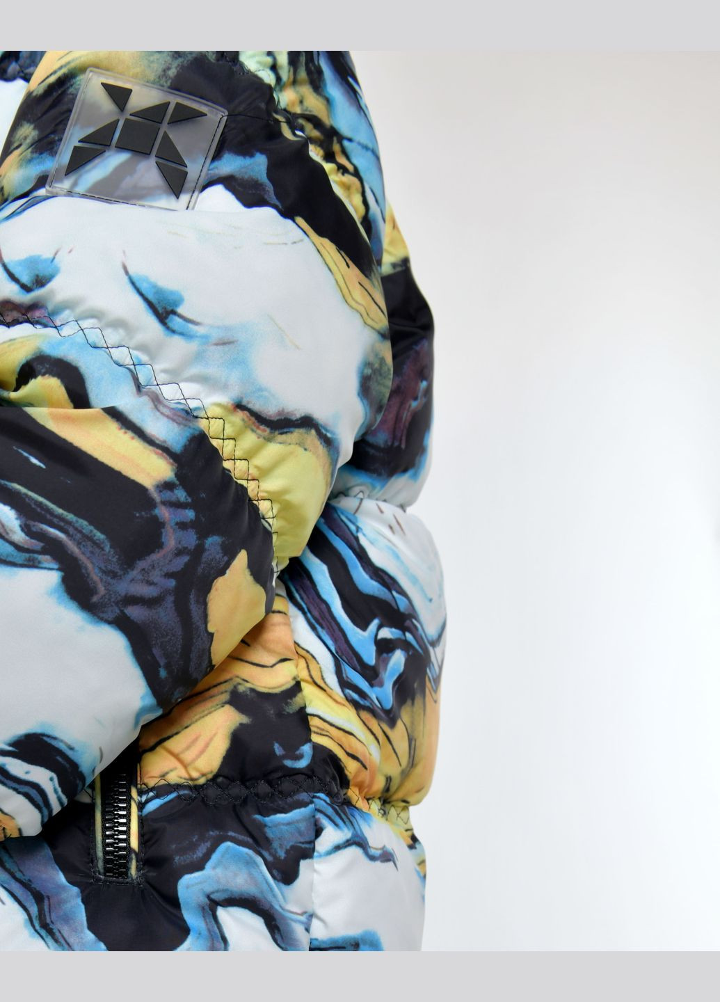 Блакитний зимній Пуховик X-Woyz