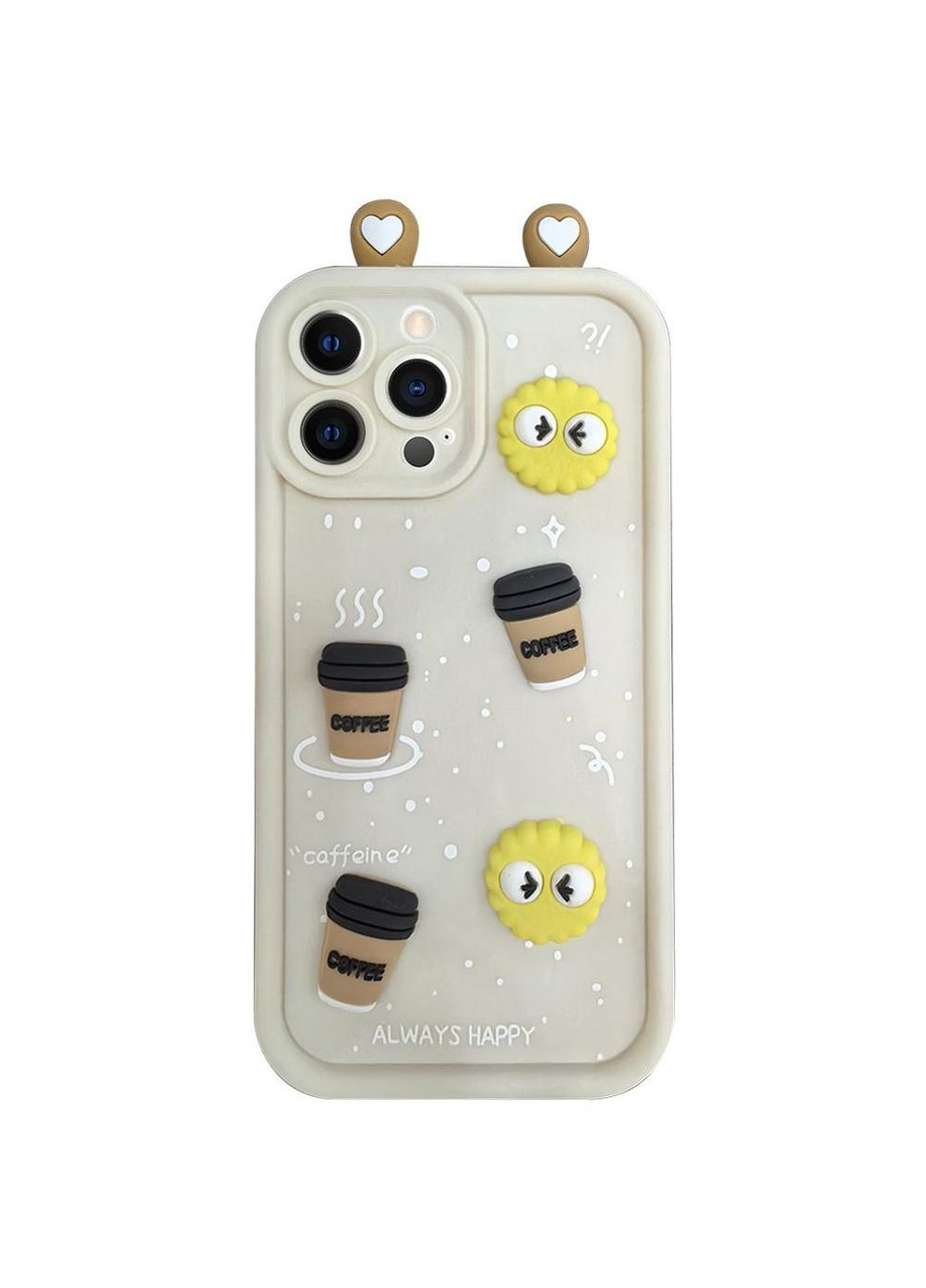 Силіконовий чохол Funny Toys with Ears для Apple iPhone 11 Pro Max (6.5") Epik (336545154)