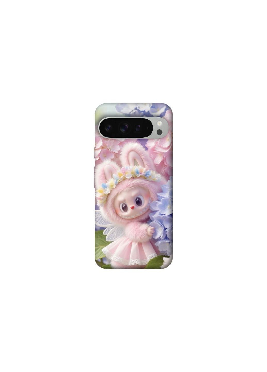 Чохол на Google Pixel 9 Pro XL Labubu & Flowers ver.1 Frontalka (354678422)