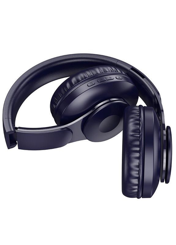 Наушники Bluetooth W45 Enjoy BT headset до 46 часов полноразмерные синие Hoco (280876551)