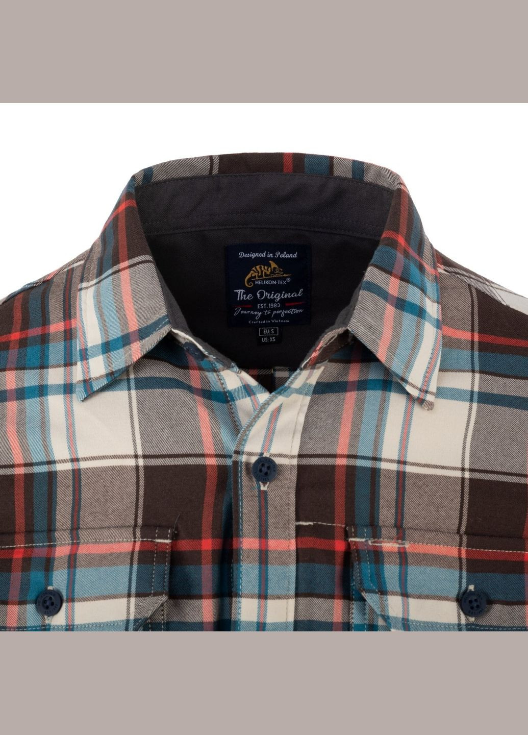 Сорочка Helikon Greyman, Foggy Meadow Plaid, XS Helikon-Tex (315438939)