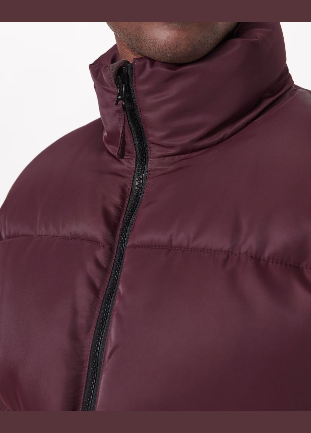 Бордовая демисезонная куртка af9416m Abercrombie & Fitch