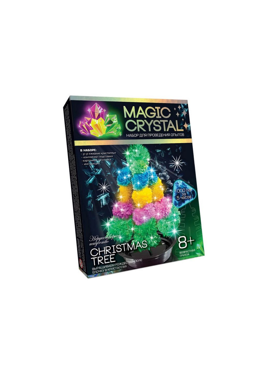 Дитячий набір для проведення дослідів "MAGIC CRYSTAL" ОМС-01 Christmas Tree Multicolor Danko Toys (280802500)