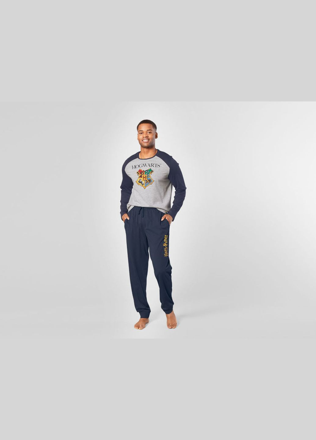 Піжама (лонгслів і штани) для чоловіка Harry Potter 390445 Різнобарвний Disney (299639258)