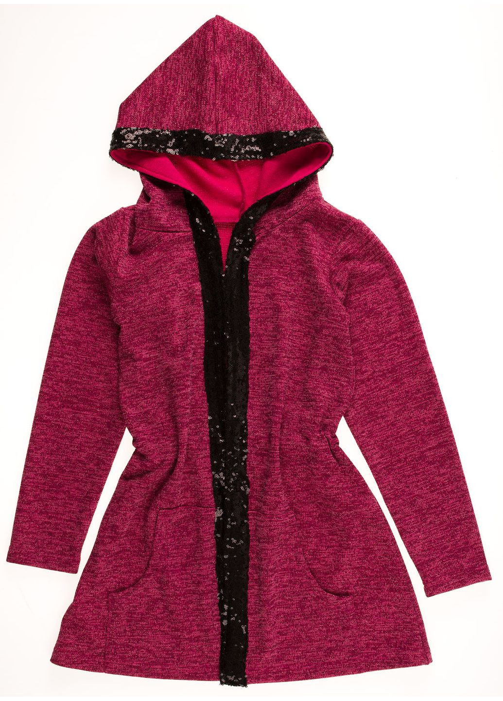 Кардиган с пайетками для девочки Одягайко (366544414)