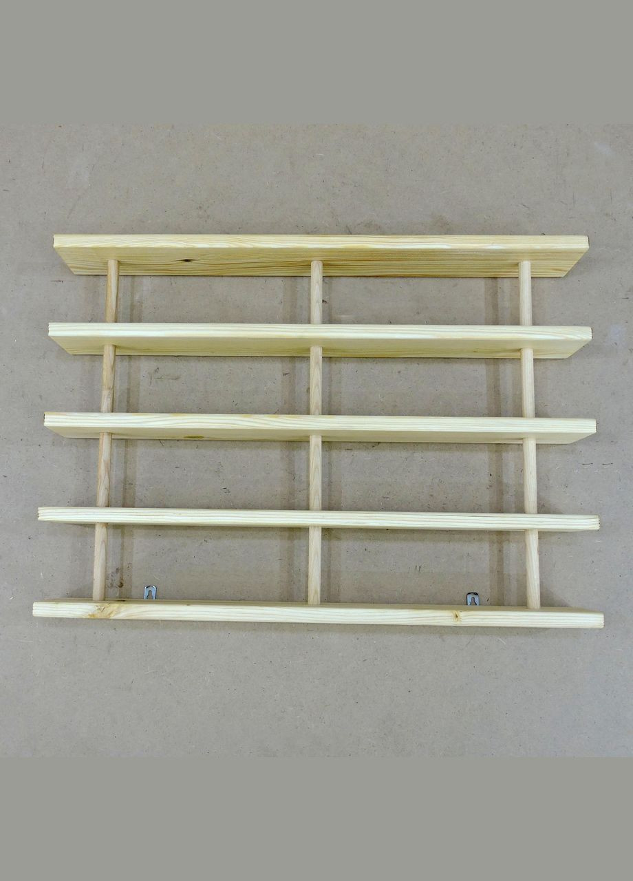 Стелаж для іграшкових машинок з дерева Ауді 3 бланже (СДМ-3002101) No Brand (328606146)