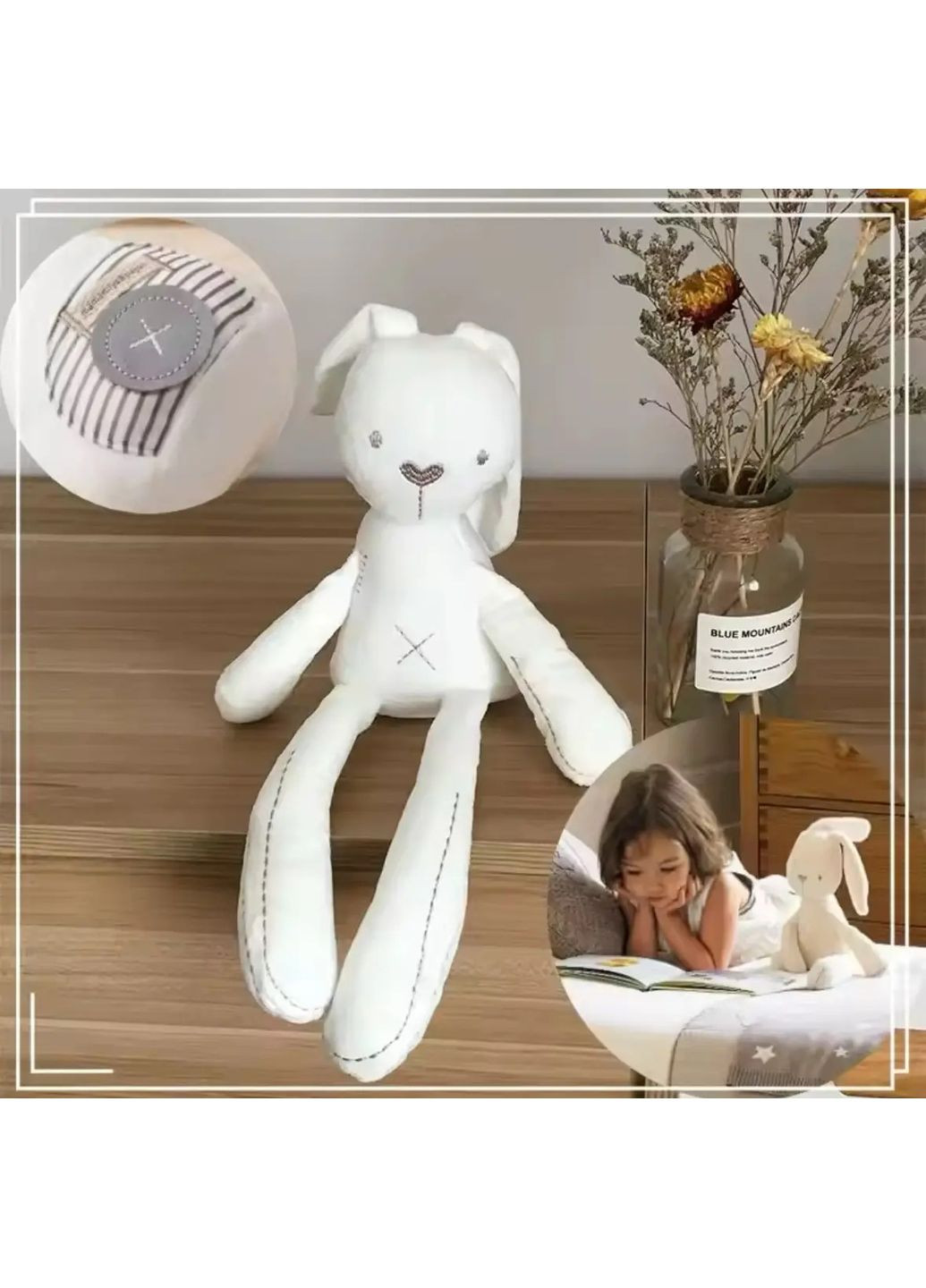 Игрушка мягкая плюшевый "Заяц" (Кролик) No Brand (350939863)