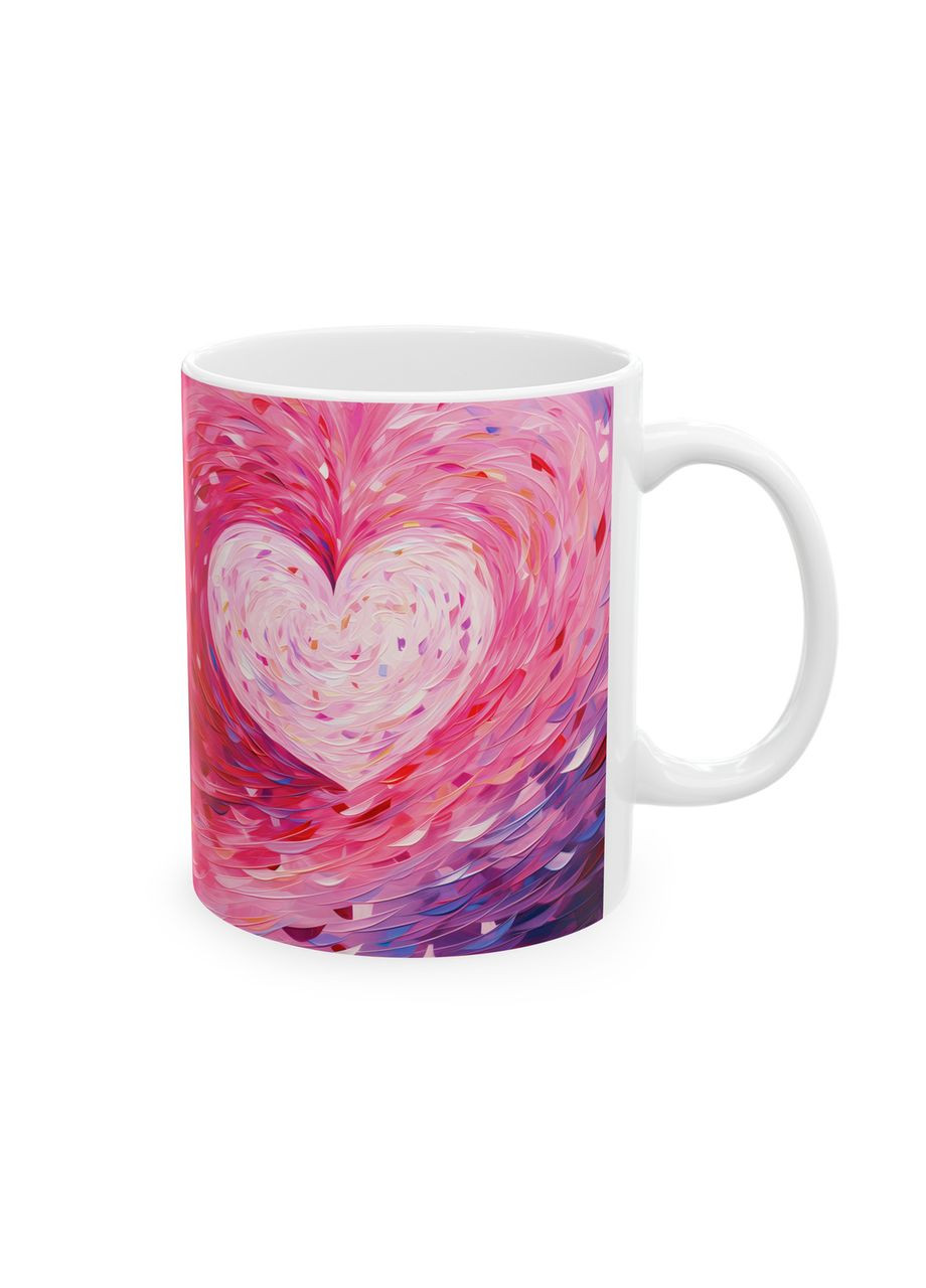 Керамическая чашка с дизайном "Палитра сердец" - 29 No Brand (368671649)
