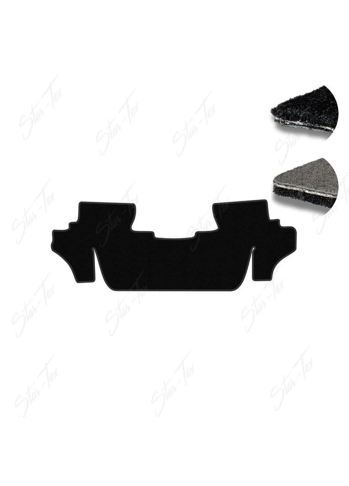 Килимки на 3-й рядок на Ford Explorer V (2010 - 2019) текстиль/Fortuna + Чорний Star-Tex (385113750)