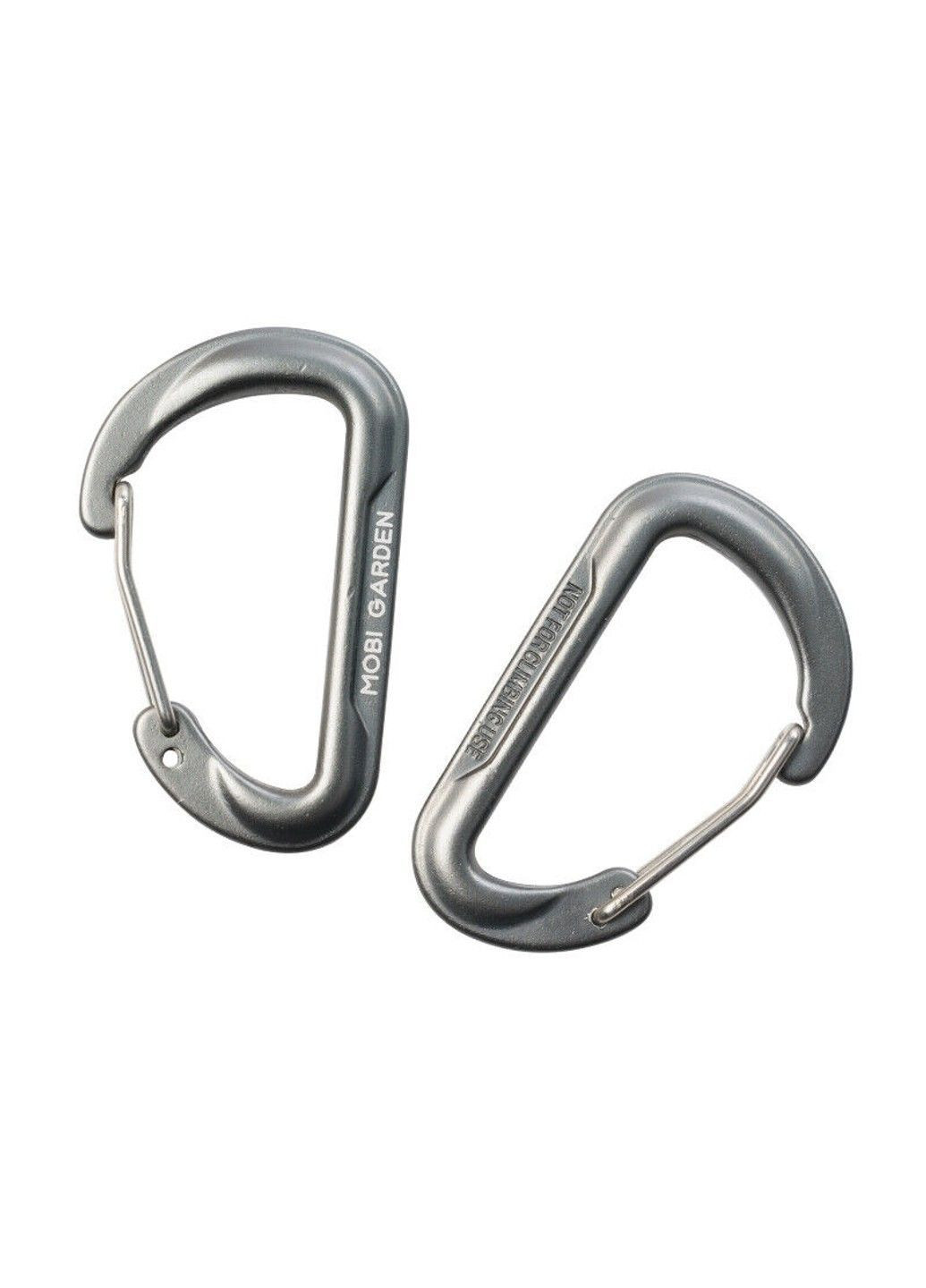 Карабин Steel 60мм 2шт NXLQI72001 grey Mobi Garden (370666410)