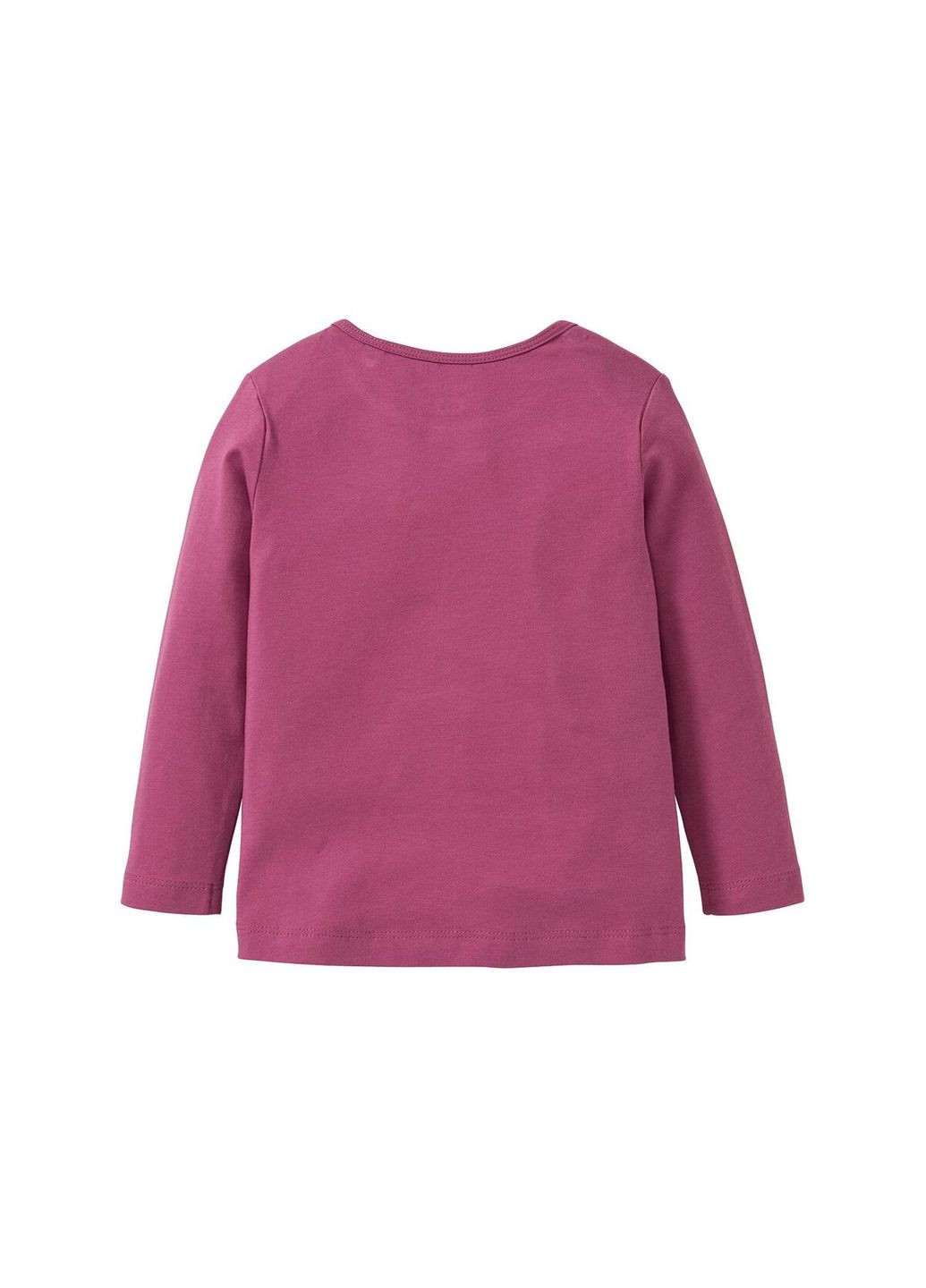 Малинова піжама (лонгслів і штани) для дівчинки 308593 малиновий (темно-рожевий) Lupilu