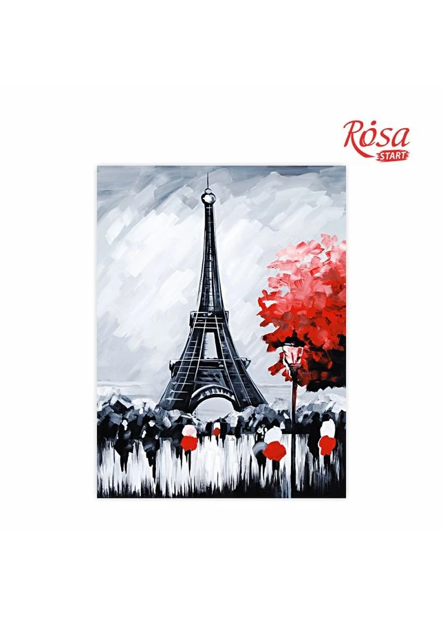Картина на картоне с контуром " " 30*40 Города "Париж" /837/ БЕЗ КРАСОК Rosa (393784748)