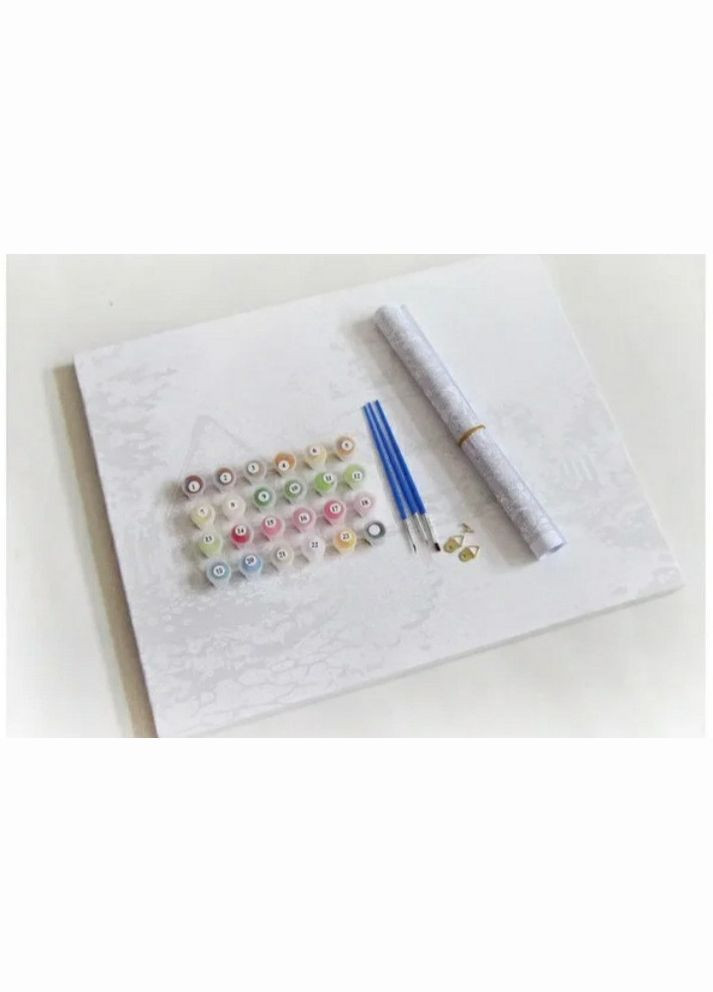 Картина по номерам Цвет соблазна Картины в цифрах девушка в шляпе чб 30x40 Раскраска для взрослых RBS51818 Brushme (308988025)