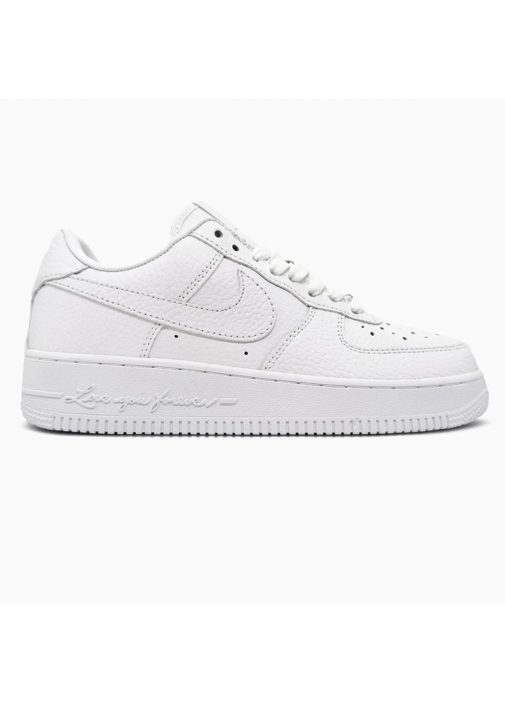 Кросівки жіночі і чоловічі Nike Air Force x Drace Nocta White | Найк Еір Форс білі No Brand білі демісезони (375415249)