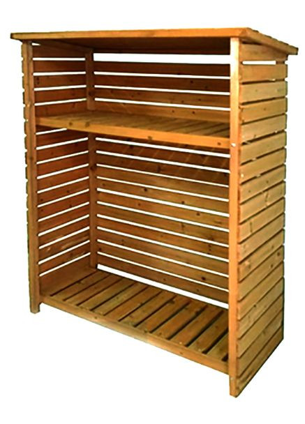 Дровниця дерев'яна з дерева Мідлтон сієна (ДРВ-002005) No Brand (328960155)