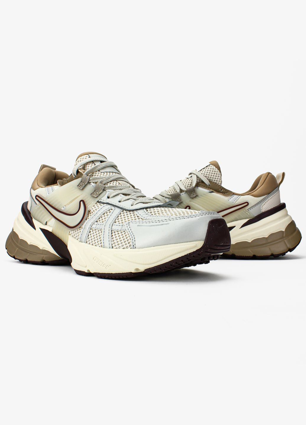 Бежевые демисезонные кроссовки мужские и женские nike runtekk orewood brown light bone | найк рунтекк оревуд бежевые No Brand