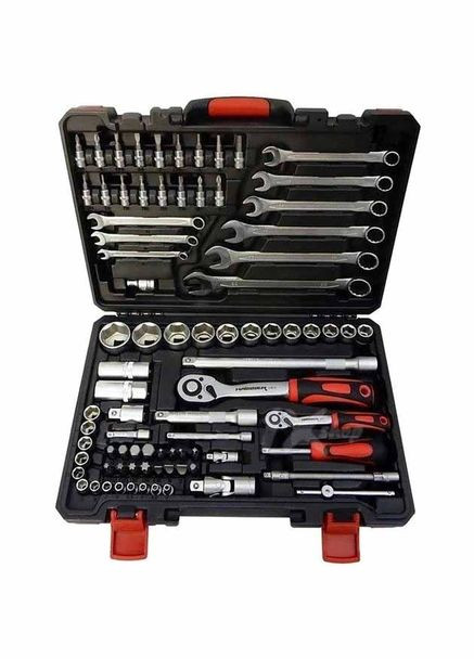 Набір інструменту 70015 82 предмети 1/2", 1/4" CrV (75589) Haisser (317345665)