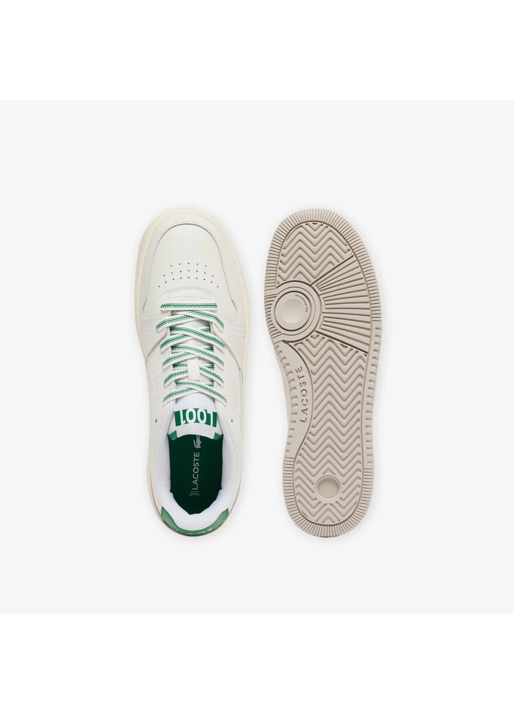 Білі кросівки демісезон Lacoste L001 Set