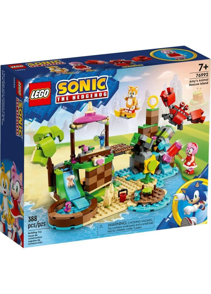 Конструктор Sonic the Hedgehog Острів Емі для порятунку тварин 388 деталей (76992) Lego (281425764)