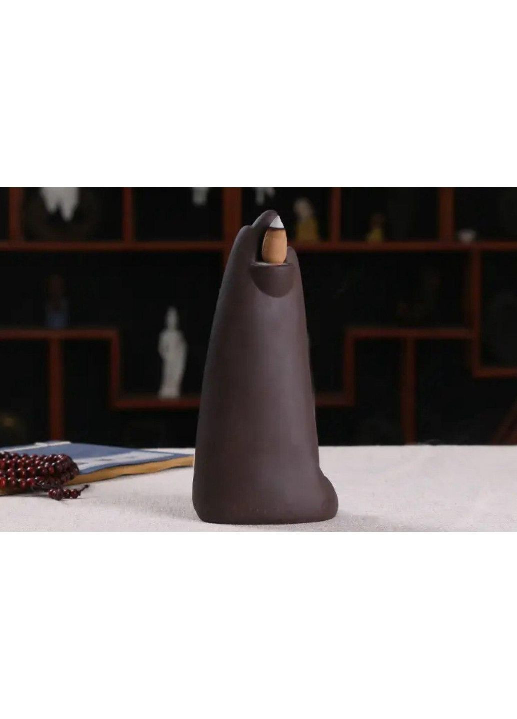 Подставка 2 в 1 жидкий дым и аромапалочки с монахом +20 конусов No Brand (295012753)