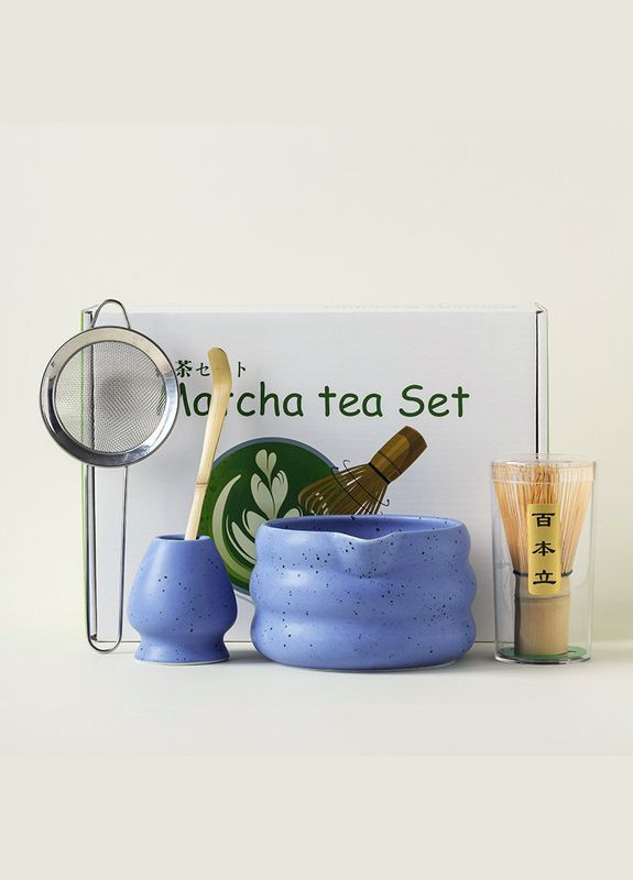 Набор Matcha SD5458 Blue для приготовления чая матча 7 предметов шт. Lesko (349730317)