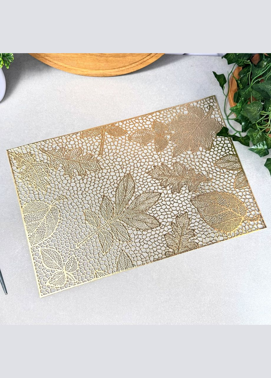 Силіконовий сервірувальний килимок 45*30 см Осіннє Золото No Brand (332993960)