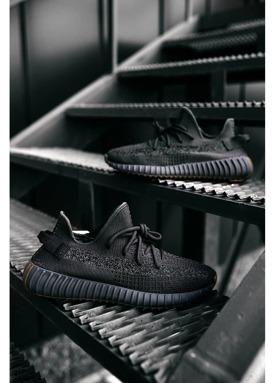 Черные демисезонные кроссовки мужские adidas yeezy boost 350 black cinder адидас изи буст черные No Brand