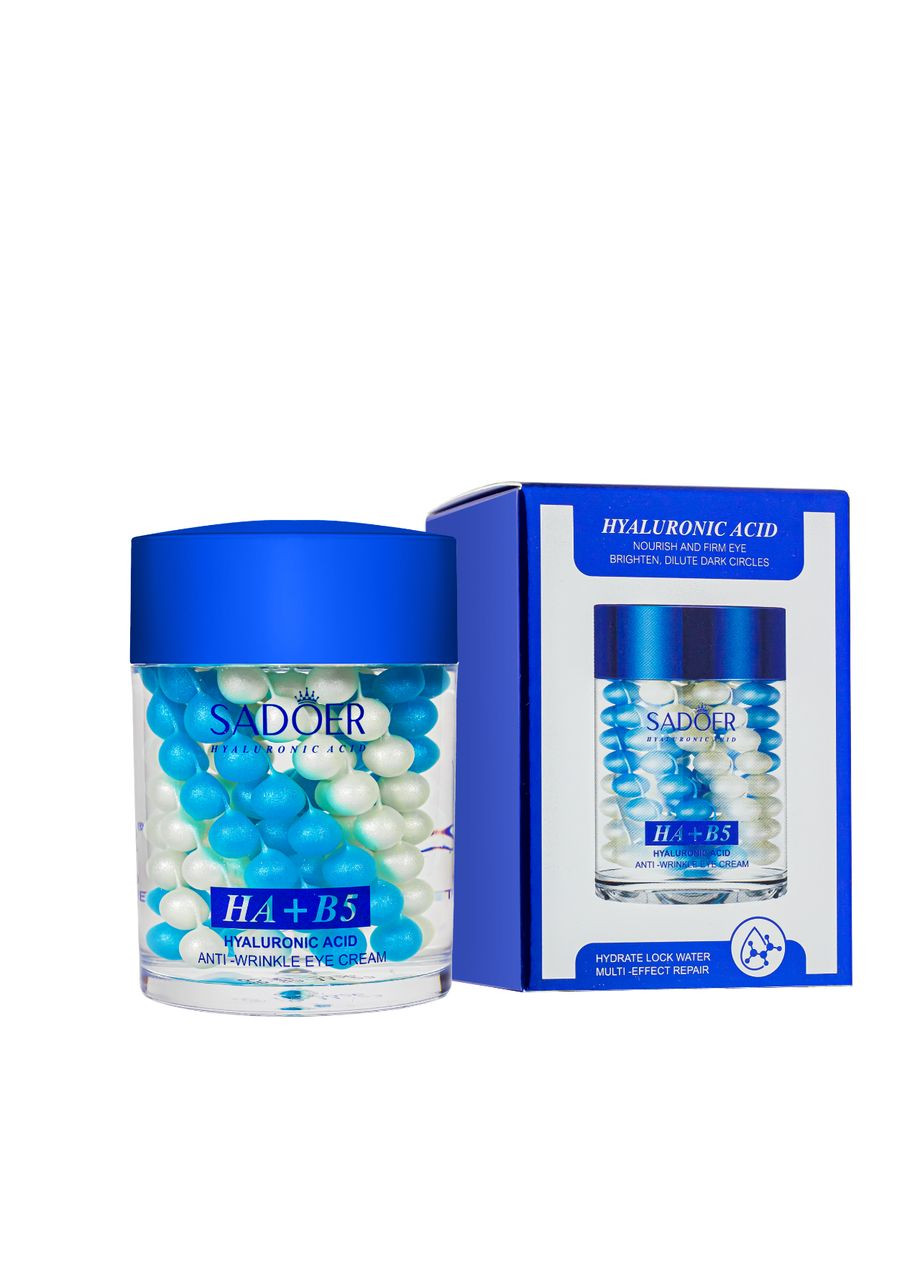 Крем для кожи вокруг глаз от морщинок AntiWrinkle Eye Cream HA+B5 60 г SADOER (302723232)