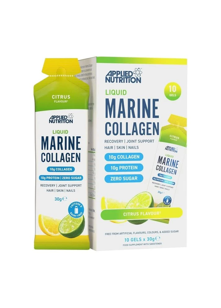 Морський колаген Marine Collagen Gel, 10*30 грам - Цитрус Applied Nutrition (392293267)