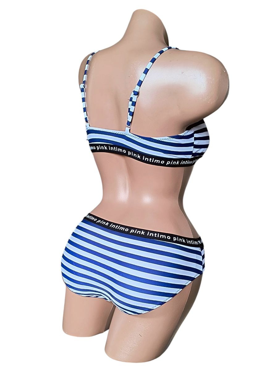 Темно-синий купальник подростковый раздельный терес раздельный Teres