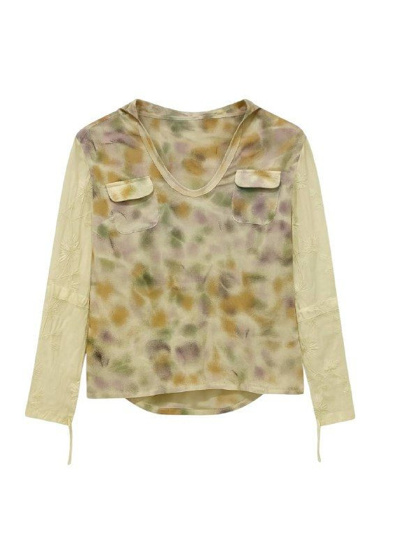 Светло-зеленая демисезонная футболка светло-зеленый Custo Growing