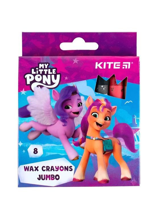 Мел восковой Jumbo My Little Pony 8 шт. () Kite LP24-076 (340717218)