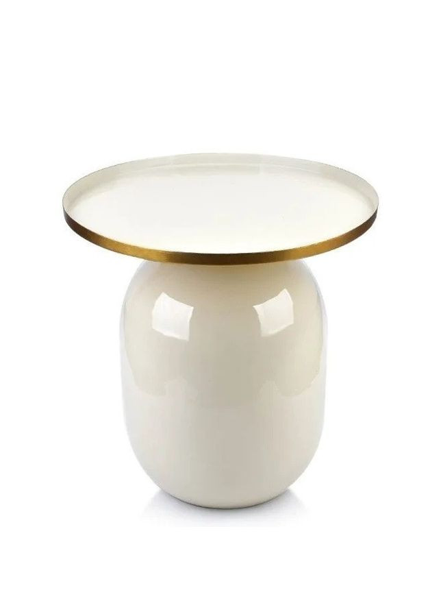 Столик металевий Anisha Бежевий (35310) Flora (362961751)