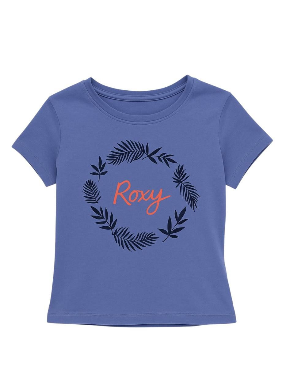 Темно-блакитна літня футболка темно-блакитний Roxy