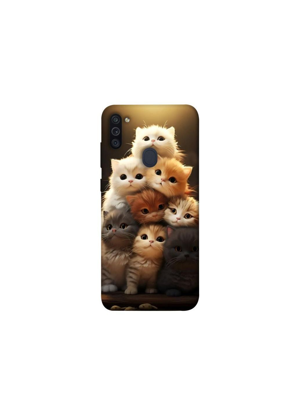 Чехол на Samsung Galaxy M11 Чехол Kittie Love v2 Frontalka (365834662)