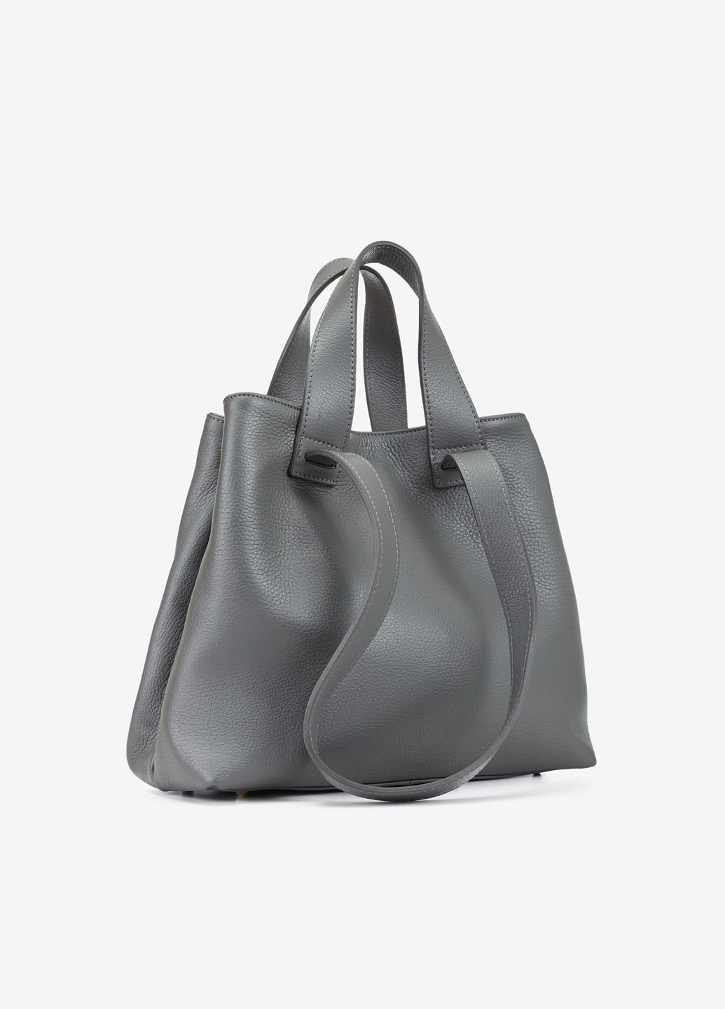 Сумка жіноча шкіряна з двома парами ручок шоппер велика Shopper Regina Notte (303974506)